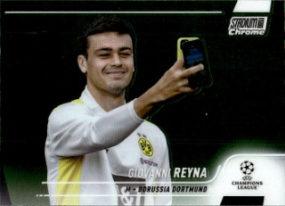Giovanni Reyna Borussia Dortmund Topps Stadium Club Chrome UEFA Champions League 2021/22 #78