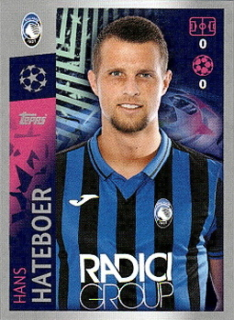 Hans Hateboer Atalanta BC samolepka UEFA Champions League 2019/20 #8