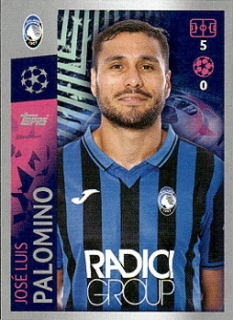 Jose Luis Palomino Atalanta BC samolepka UEFA Champions League 2019/20 #9