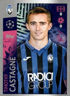 Timothy Castagne Atalanta BC samolepka UEFA Champions League 2019/20 #12