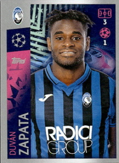 Duvan Zapata Atalanta BC samolepka UEFA Champions League 2019/20 #22