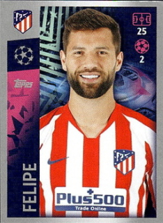 Felipe Atletico Madrid samolepka UEFA Champions League 2019/20 #28