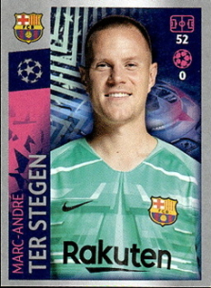 Marc-Andre ter Stegen FC Barcelona samolepka UEFA Champions League 2019/20 #45