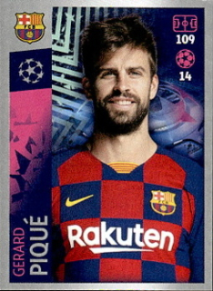 Gerard Pique FC Barcelona samolepka UEFA Champions League 2019/20 #47