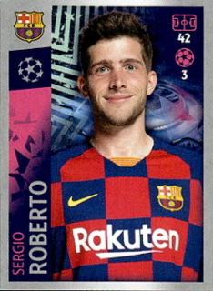 Sergi Roberto FC Barcelona samolepka UEFA Champions League 2019/20 #50