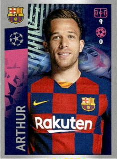 Arthur FC Barcelona samolepka UEFA Champions League 2019/20 #54