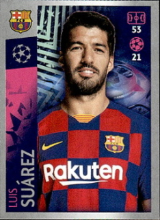Luis Suarez FC Barcelona samolepka UEFA Champions League 2019/20 #60