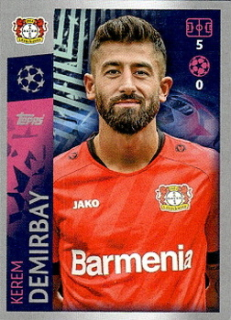 Kerem Demirbay Bayer 04 Leverkusen samolepka UEFA Champions League 2019/20 #72