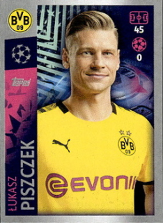 Lukasz Piszczek Borussia Dortmund samolepka UEFA Champions League 2019/20 #125