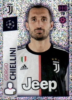 Giorgio Chiellini Juventus FC samolepka UEFA Champions League 2019/20 #219
