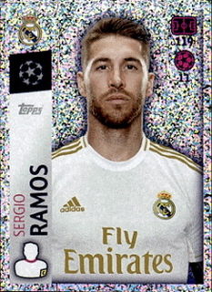 Sergio Ramos Real Madrid samolepka UEFA Champions League 2019/20 #390