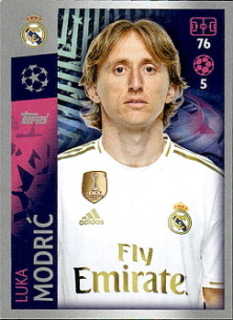 Luka Modric Real Madrid samolepka UEFA Champions League 2019/20 #396