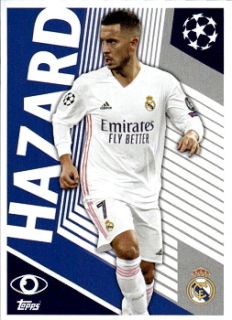 Eden Hazard Real Madrid samolepka UEFA Champions League 2020/21 One to Watch #RMA02