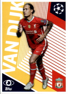 Virgil van Dijk Liverpool samolepka UEFA Champions League 2020/21 One to Watch #LIV02