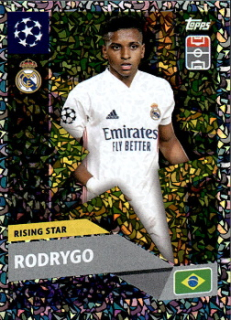 Rodrygo Real Madrid samolepka UEFA Champions League 2020/21 Rising Stars #RS1
