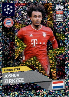 Joshua Zirkzee Bayern Munchen samolepka UEFA Champions League 2020/21 Rising Stars #RS10
