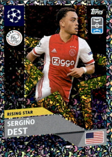 Sergino Dest AFC Ajax samolepka UEFA Champions League 2020/21 Rising Stars #RS13