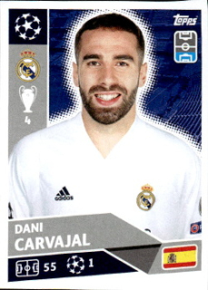 Dani Carvajal Real Madrid samolepka UEFA Champions League 2020/21 #RMA04