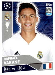 Raphael Varane Real Madrid samolepka UEFA Champions League 2020/21 #RMA05