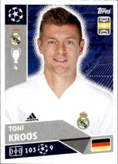 Toni Kroos Real Madrid samolepka UEFA Champions League 2020/21 #RMA12