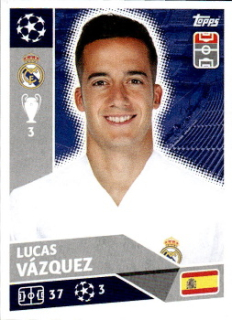 Lucas Vazquez Real Madrid samolepka UEFA Champions League 2020/21 #RMA15