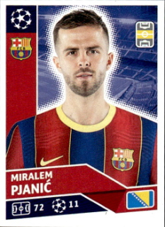 Miralem Pjanic FC Barcelona samolepka UEFA Champions League 2020/21 #BAR12