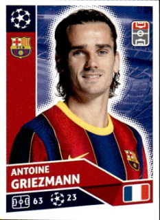 Antoine Griezmann FC Barcelona samolepka UEFA Champions League 2020/21 #BAR18