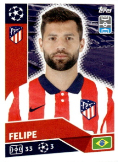 Felipe Atletico Madrid samolepka UEFA Champions League 2020/21 #ATM05