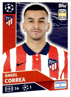 Angel Correa Atletico Madrid samolepka UEFA Champions League 2020/21 #ATM14