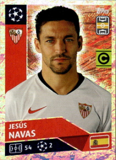 Jesus Navas (Captain) Sevilla FC samolepka UEFA Champions League 2020/21 #SEV10