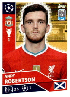 Andrew Robertson Liverpool samolepka UEFA Champions League 2020/21 #LIV07
