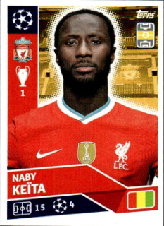 Naby Keita Liverpool samolepka UEFA Champions League 2020/21 #LIV13