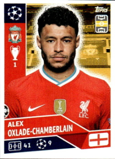 Alex Oxlade-Chamberlain Liverpool samolepka UEFA Champions League 2020/21 #LIV14