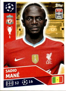 Sadio Mane Liverpool samolepka UEFA Champions League 2020/21 #LIV17