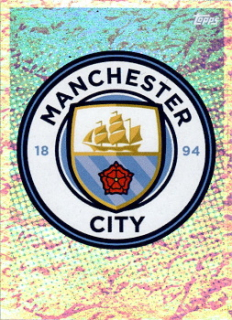 Badge Manchester City samolepka UEFA Champions League 2020/21 Club Logo #MCI01