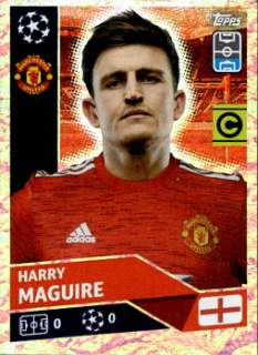 Harry Maguire (Captain) Manchester United samolepka UEFA Champions League 2020/21 #MUN06