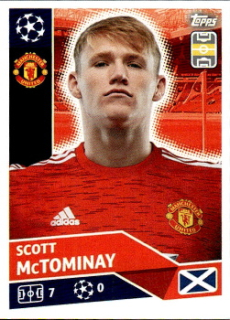 Scott McTominay Manchester United samolepka UEFA Champions League 2020/21 #MUN09