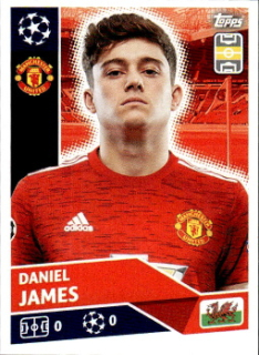 Daniel James Manchester United samolepka UEFA Champions League 2020/21 #MUN13