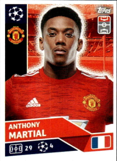 Anthony Martial Manchester United samolepka UEFA Champions League 2020/21 #MUN17