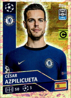 Cesar Azpilicueta (Captain) Chelsea samolepka UEFA Champions League 2020/21 #CHE04