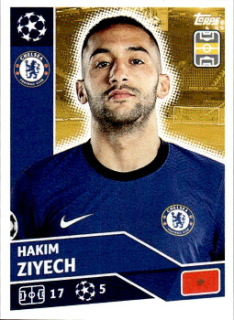 Hakim Ziyech Chelsea samolepka UEFA Champions League 2020/21 #CHE12