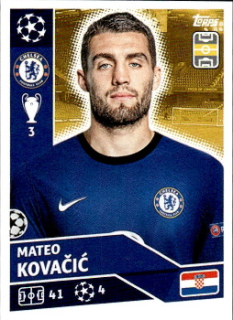 Mateo Kovacic Chelsea samolepka UEFA Champions League 2020/21 #CHE14