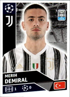 Merih Demiral Juventus FC samolepka UEFA Champions League 2020/21 #JUV9