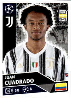 Juan Cuadrado Juventus FC samolepka UEFA Champions League 2020/21 #JUV10