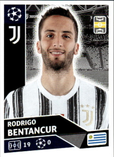 Rodrigo Bentancur Juventus FC samolepka UEFA Champions League 2020/21 #JUV12