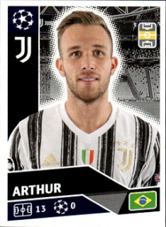 Arthur Juventus FC samolepka UEFA Champions League 2020/21 #JUV15