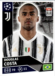 Douglas Costa Juventus FC samolepka UEFA Champions League 2020/21 #JUV16