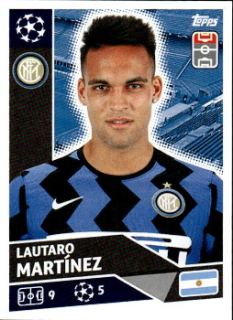 Lautaro Martinez Internazionale Milano samolepka UEFA Champions League 2020/21 #INT18