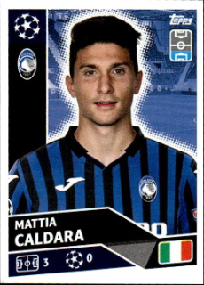 Mattia Caldara Atalanta BC samolepka UEFA Champions League 2020/21 #ATA9