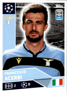 Francesco Acerbi Lazio Roma samolepka UEFA Champions League 2020/21 #LAZ5
